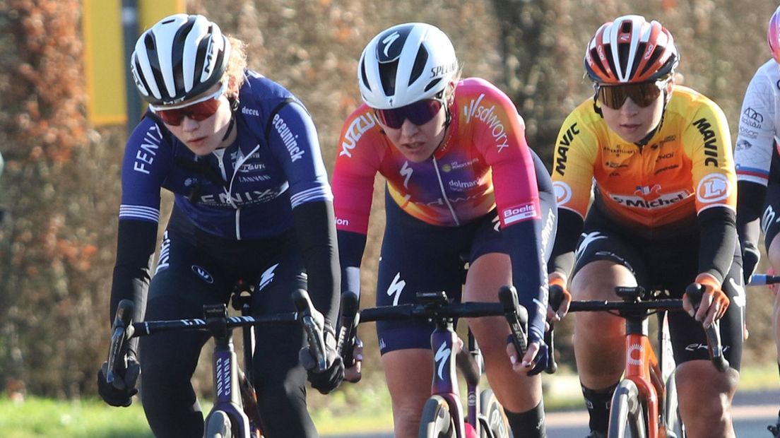 Pieterse in het wielerpeleton