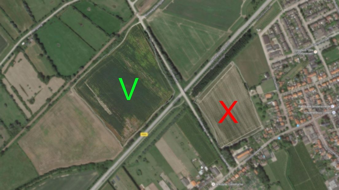 Afgevallen en nieuw terrein voor azc 's-Gravenpolder