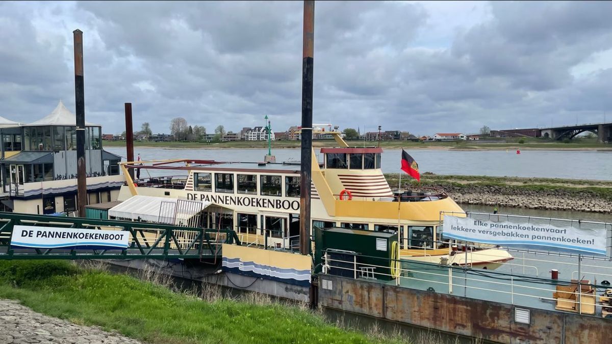 Mede door Britse YouTuber is de Pannenkoekenboot in Nijmegen gekrompen