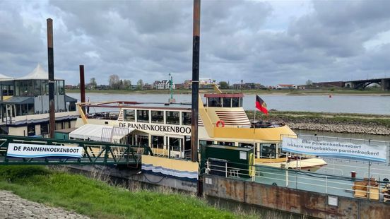 Mede door Britse YouTuber is de Pannenkoekenboot in Nijmegen gekrompen
