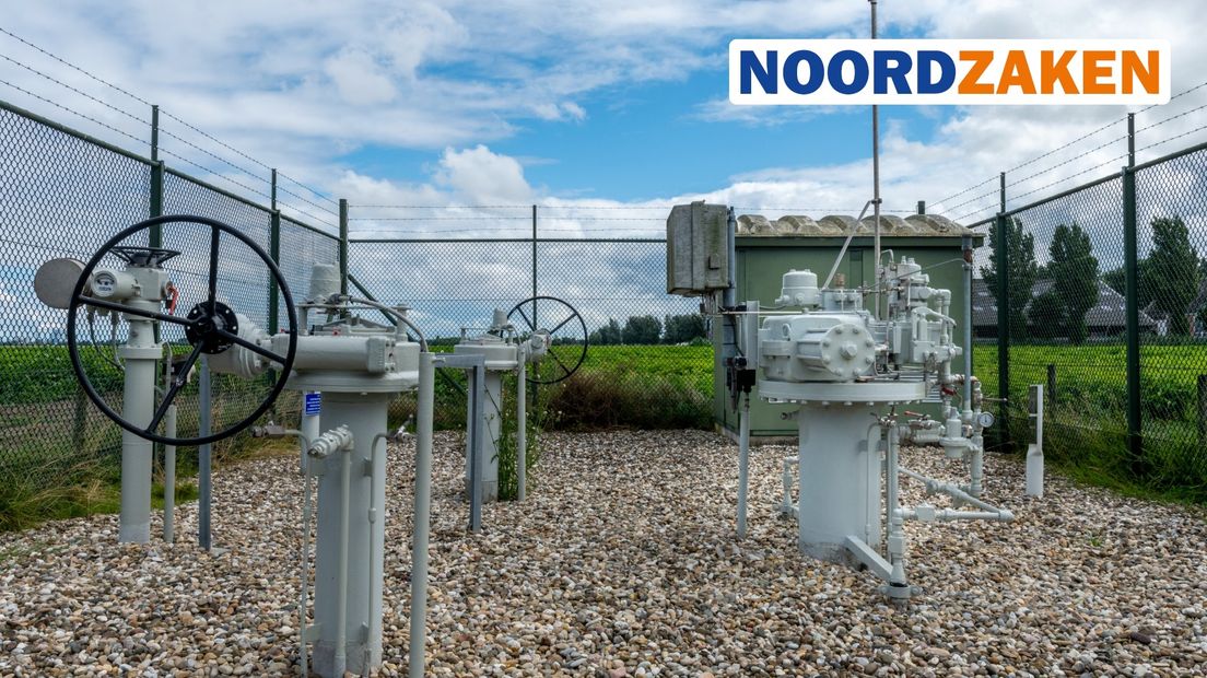Een gasinstallatie in Uithuizermeeden