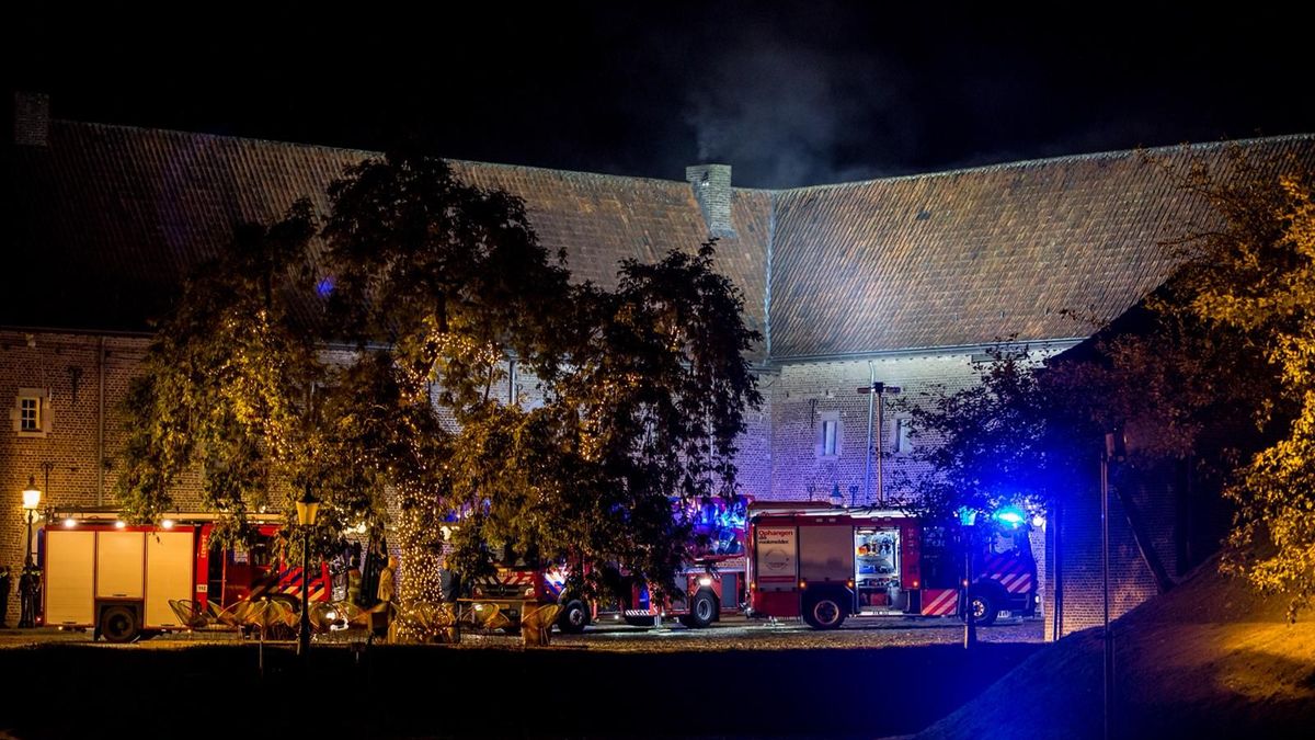 Korte brand in kasteel Limbricht