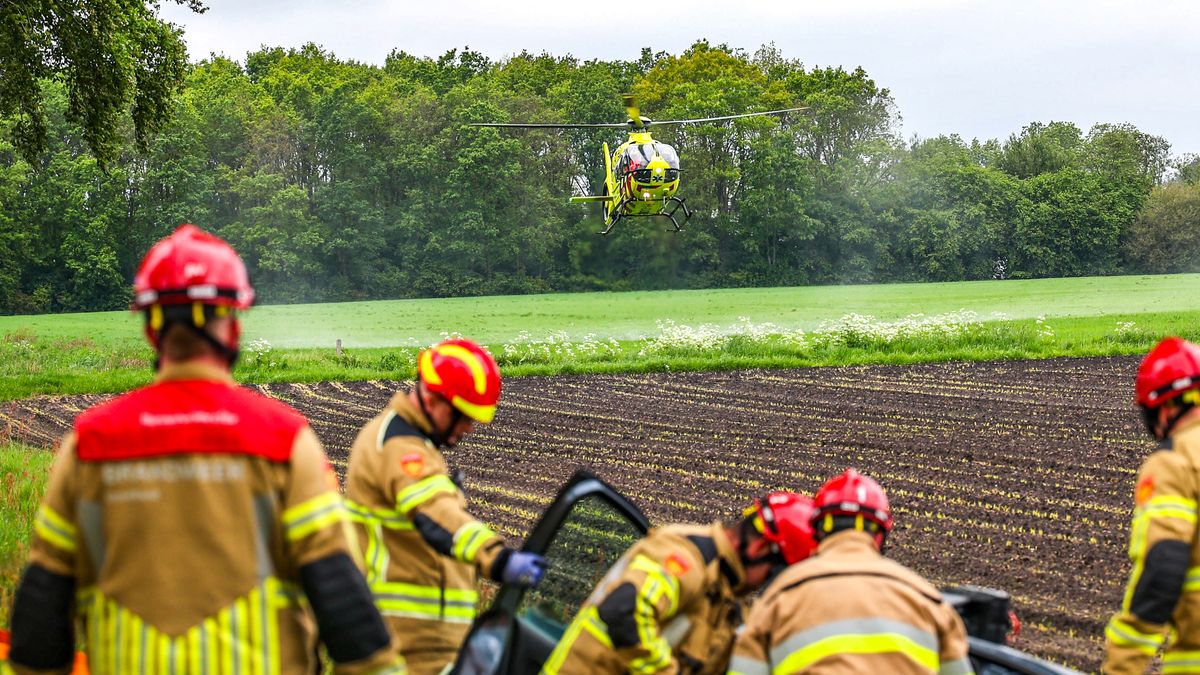 Ernstig ongeval met drie gewonden bij De Krim