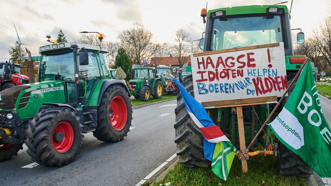 Boerenprotest in Den Haag op 17 november 2020