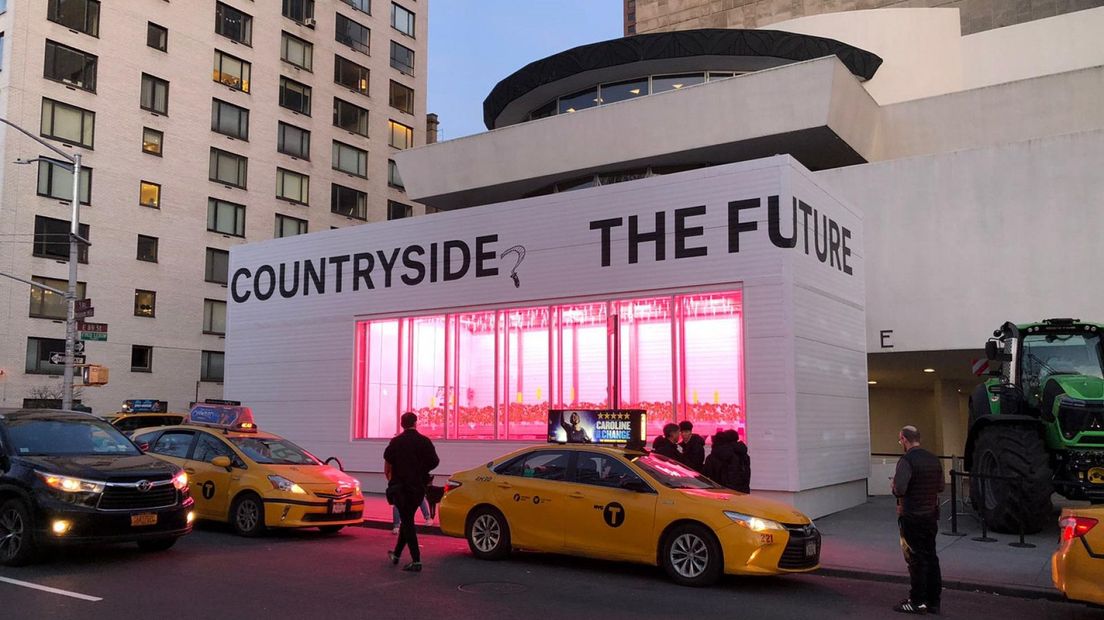 De tentoonstelling 'Countryside – The Future' in het Guggenheim in New York