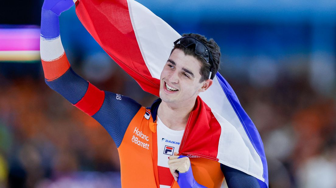 Jenning de Boo kroonde zich afgelopen seizoen tot wereldkampioen sprint.