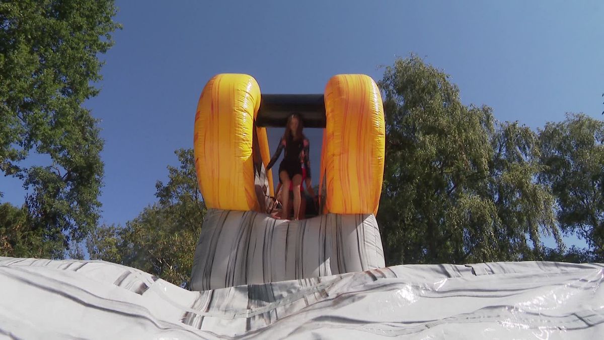 Jeugd geniet van verkoelend Veenfestival