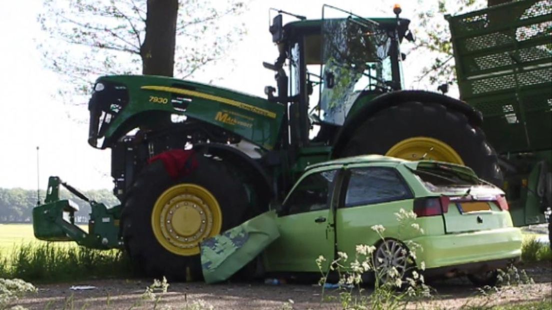 Zwaargewonde bij ongeval met tractor