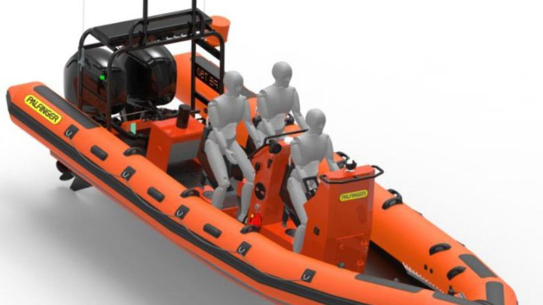 Schets van de nieuwe reddingboot