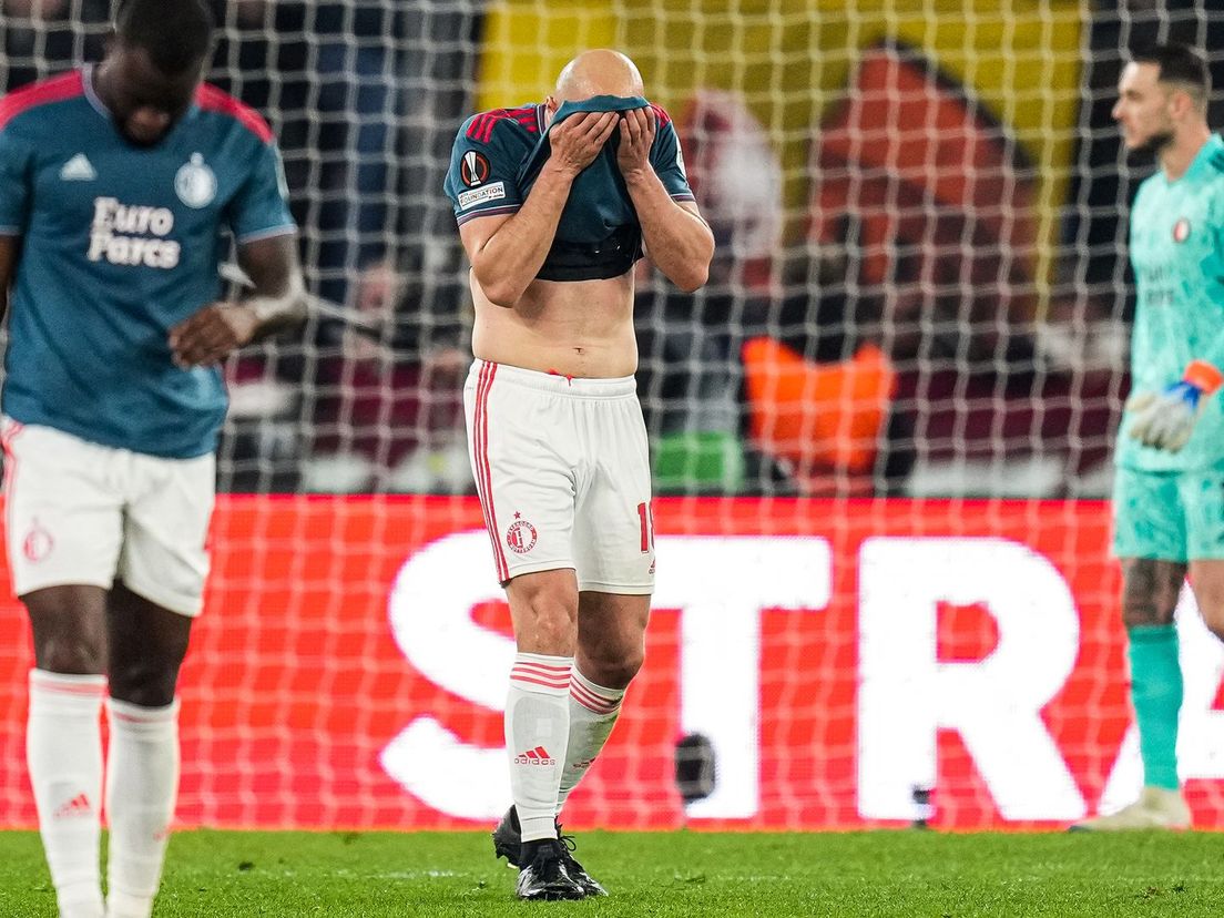 De teleurstelling was zichtbaar na de goal van Dybala.
