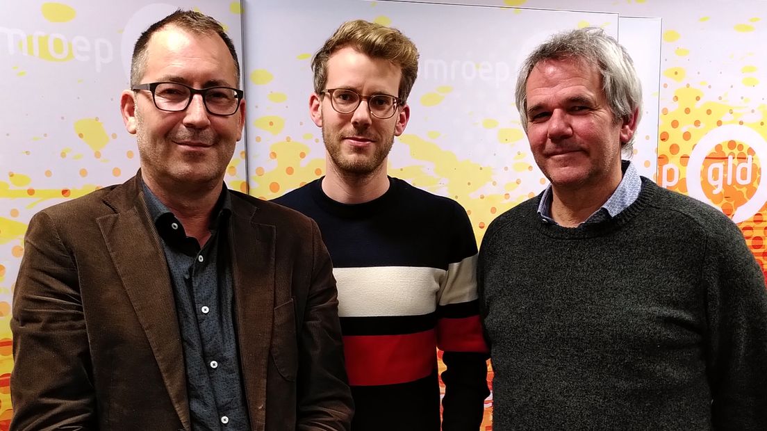 Ton Baakman (links), Maarten Dallinga en Paul van Hoek.