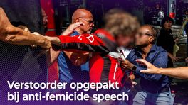 Man pakt microfoon af van vader vermoorde Sanne