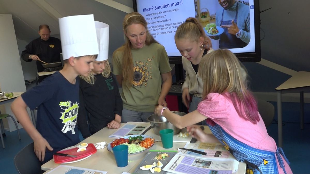 Koken in de klas met chefkok