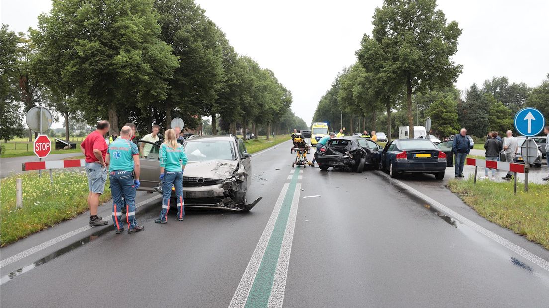 Drie gewonden bij ongeluk in Nieuwleusen