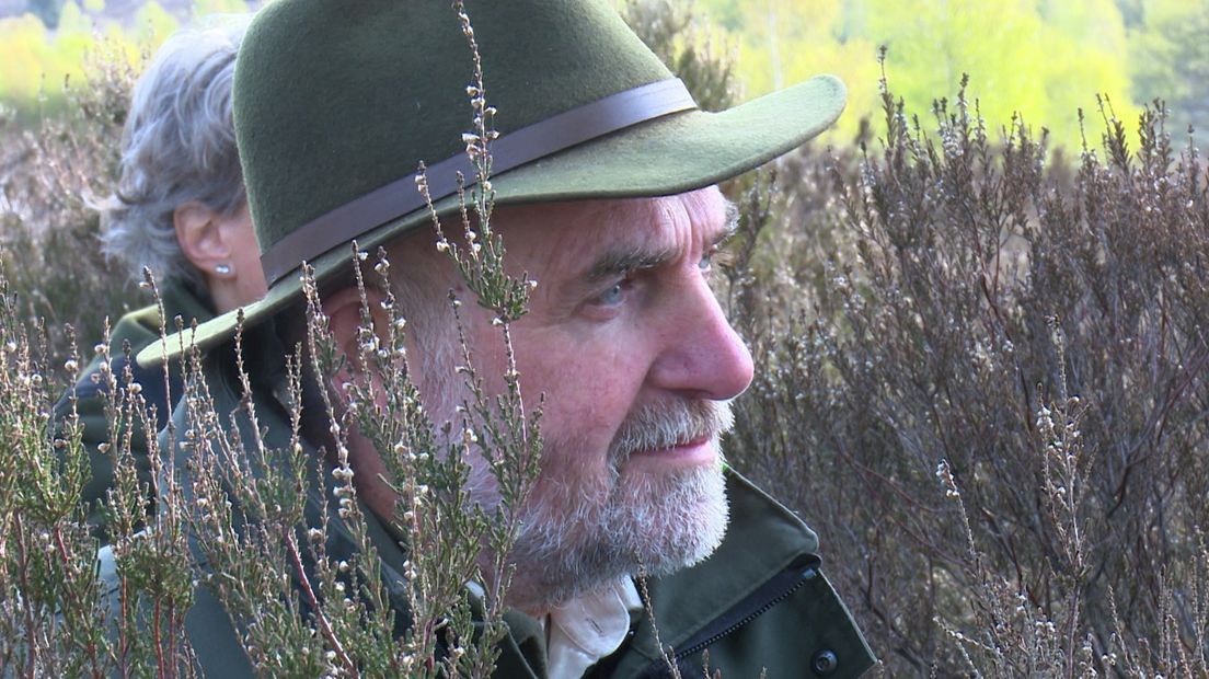 Boswachter Arend Spijker op de Sallandse Heuvelrug
