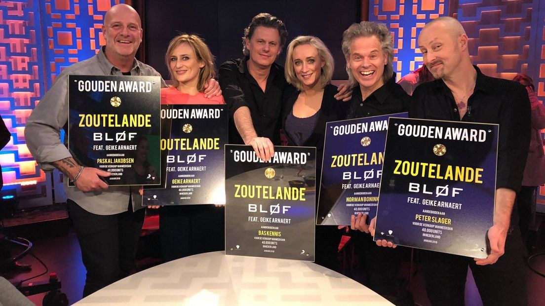 BLØF krijgt gouden plaat voor Zoutelande