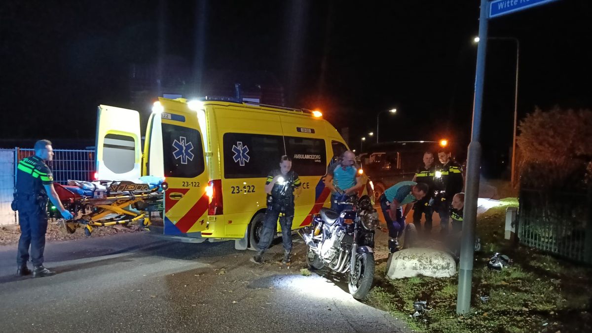 Motorrijder raakt gewond bij eenzijdig ongeval in Swalmen