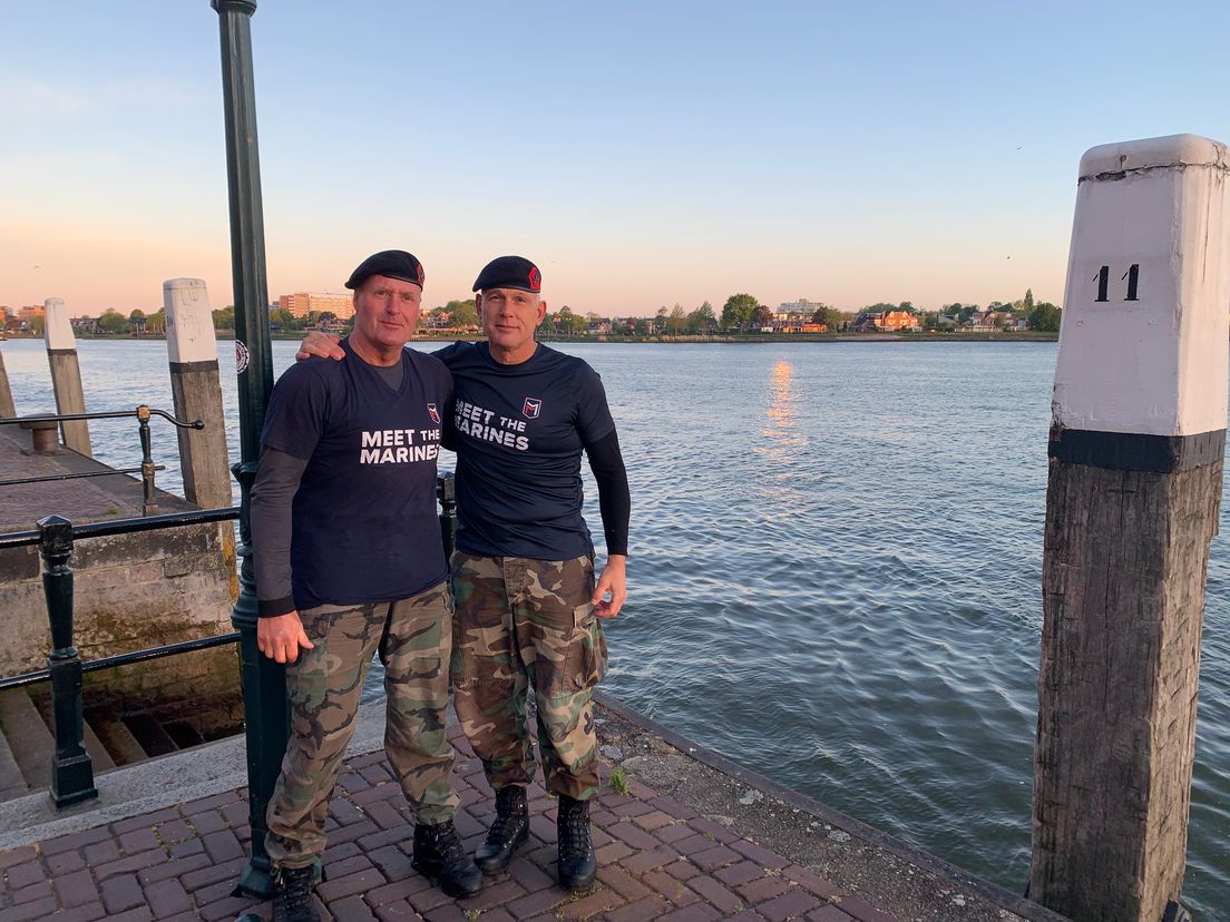 Jan van de Werken (l) en Bert Schoolenberg (r) in Dordrecht