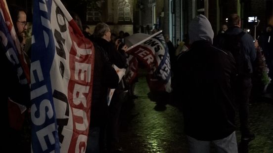 Lawaaiprotest tegen azc in Aalten rustig verlopen