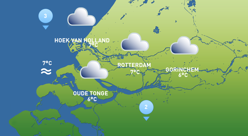 Het weer van maandag 29 december 2025