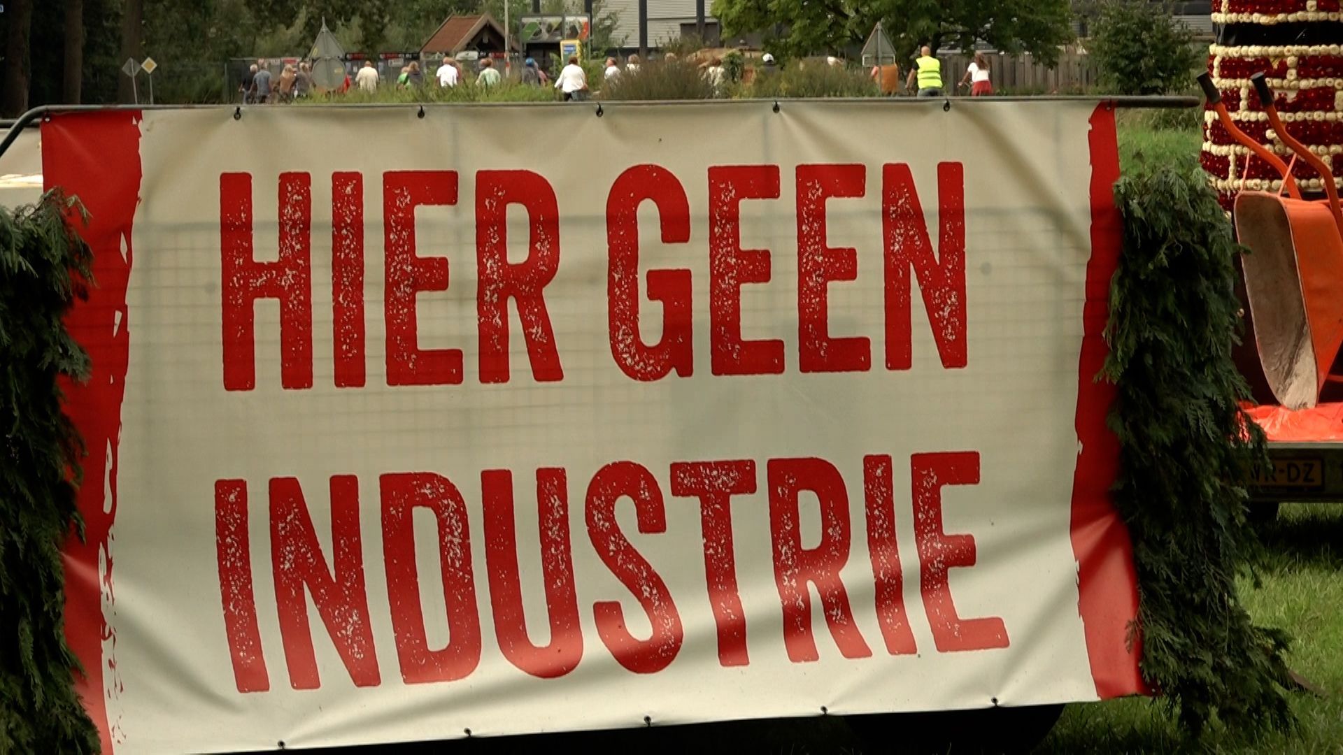 protest tegen nieuw industrieterrein Winterswijk