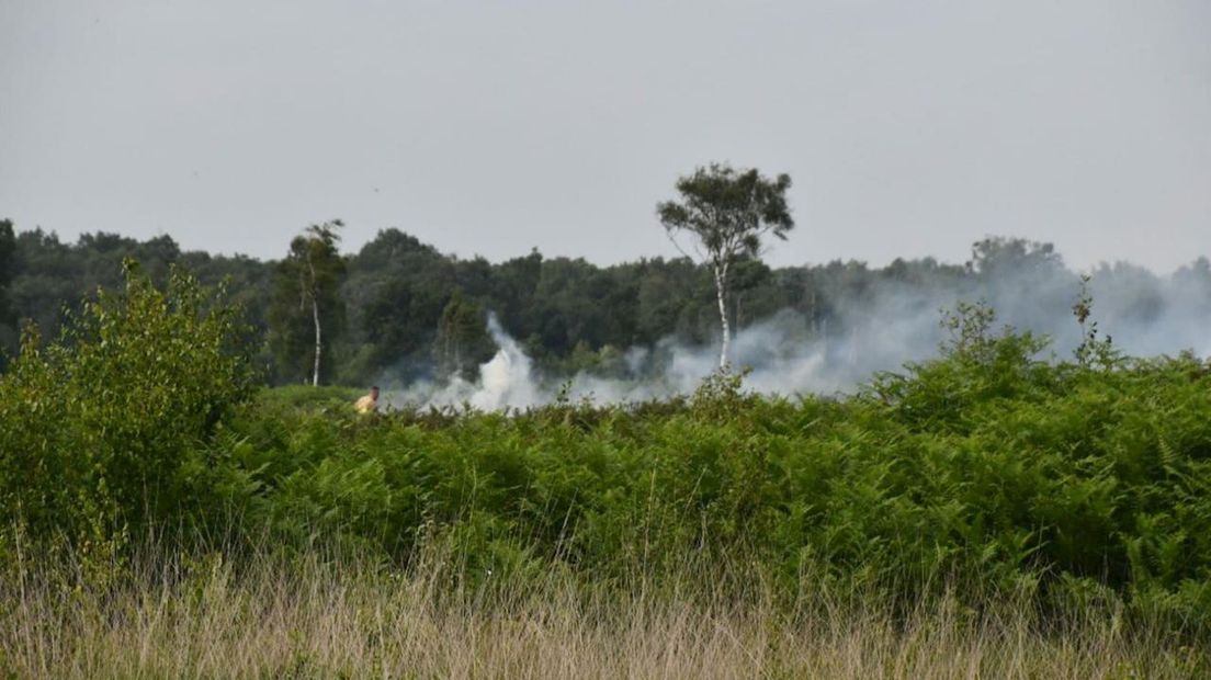 Grote natuurbrand bij Enschede