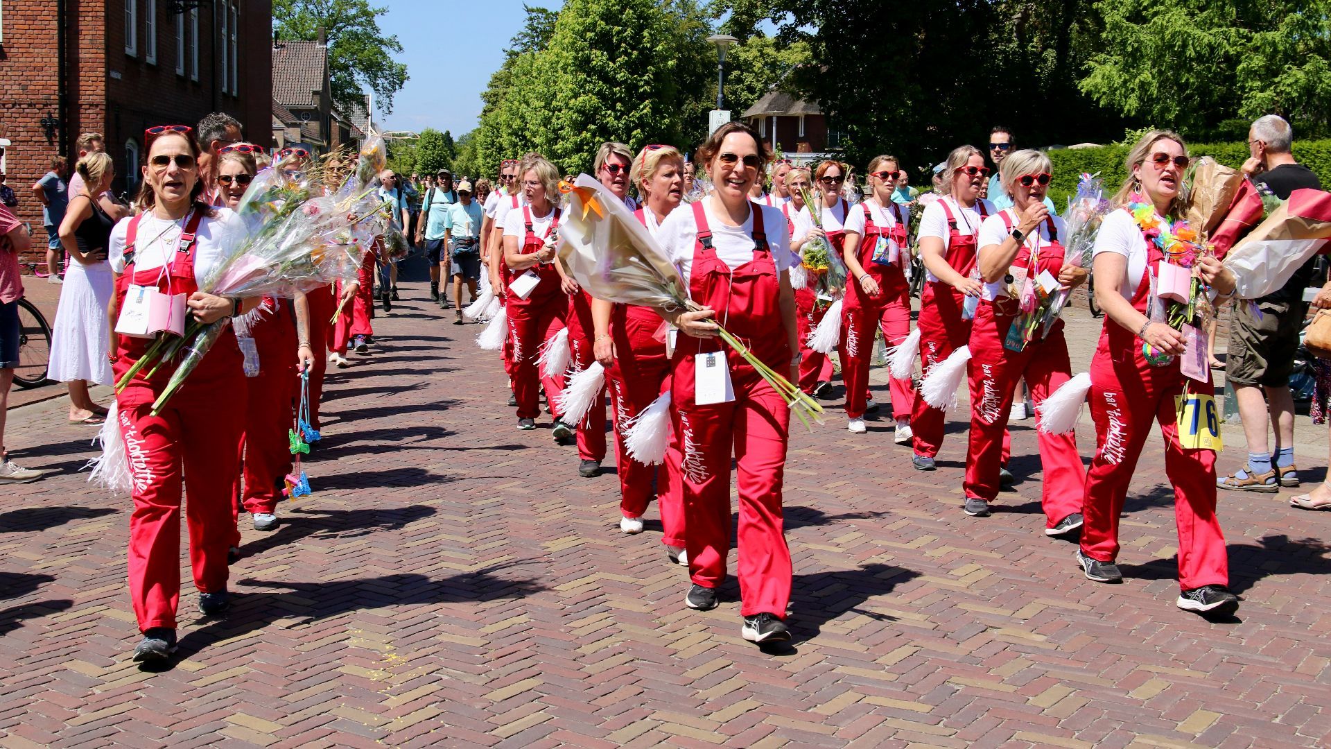 De loopgroep van Bar 't Doktertje is jaarlijks favoriet voor de wisselbeker.