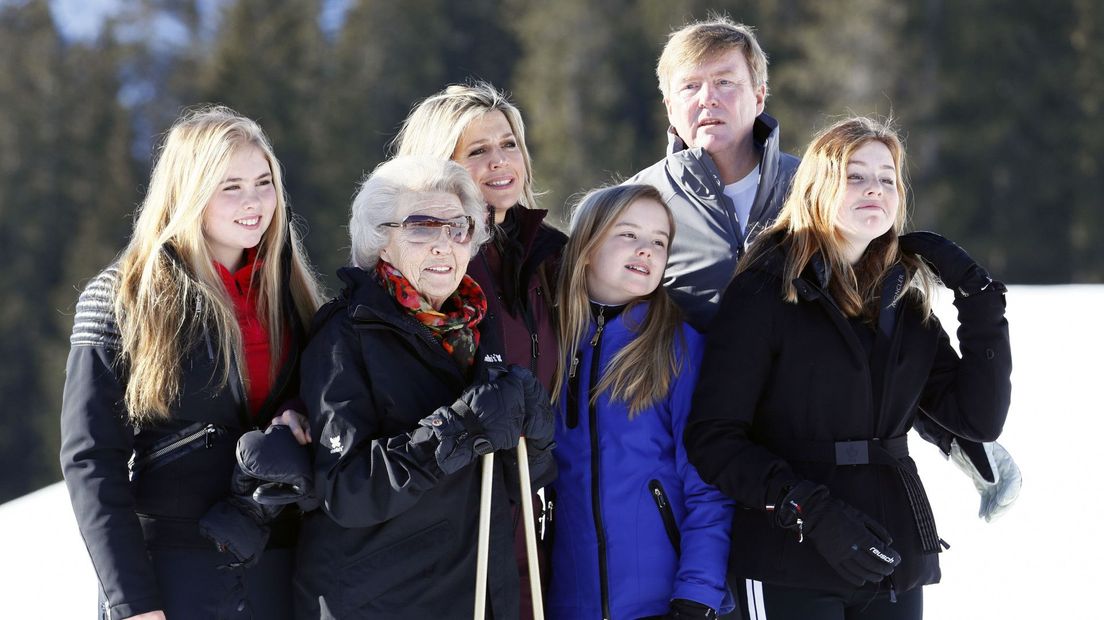 Fotosessie koninklijke familie in Lech