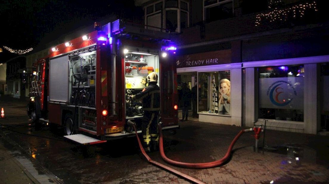Brandweer rukt uit voor brand in Goor