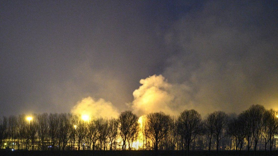 De blazer bij ESD-SIC in Farmsum was in de wijde omgeving te zien.