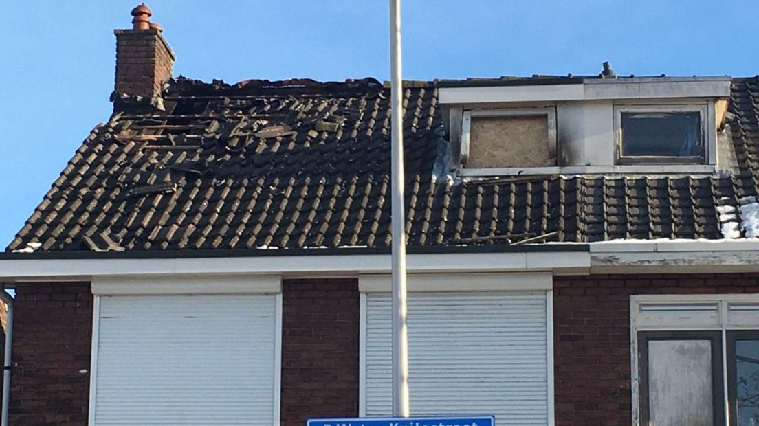 Woning onbewoonbaar na brand