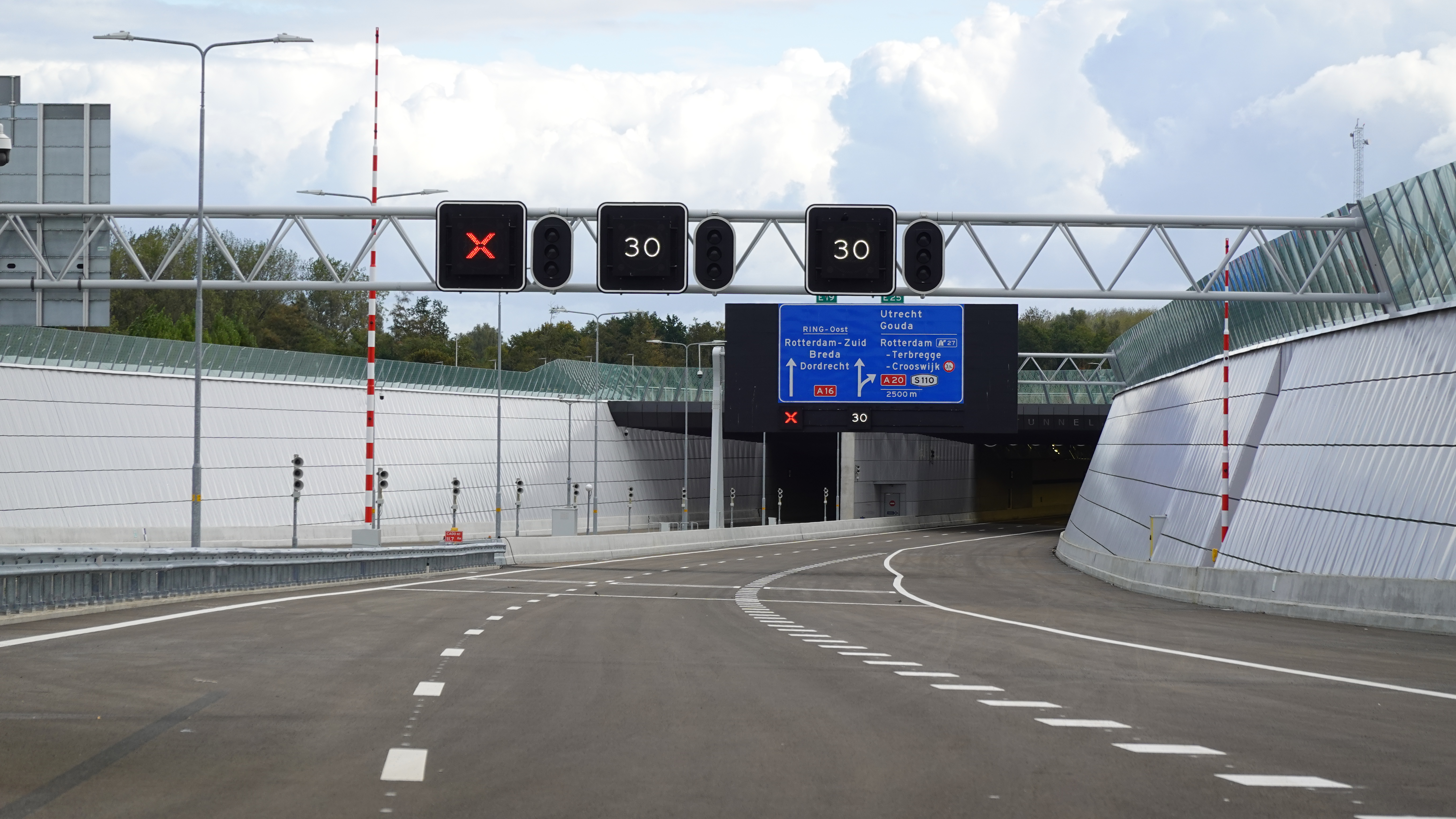Rottemerentunnel, de nieuwe snelweg A16.