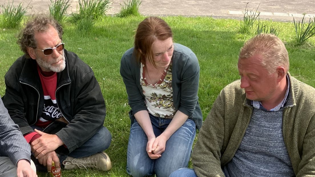 Bernadette in gesprek met pastoranten