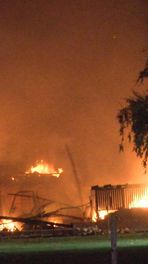 Schuur Stavenisse afgebrand