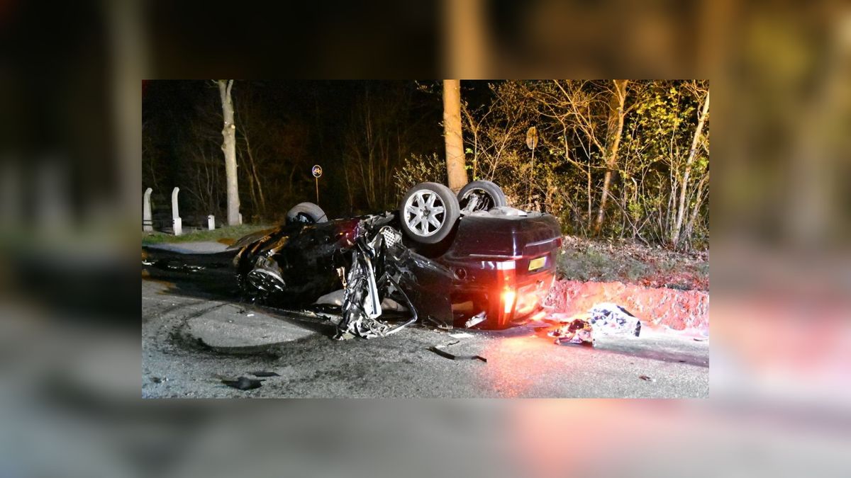 Auto total loss na eenzijdig ongeluk bij Elsloo