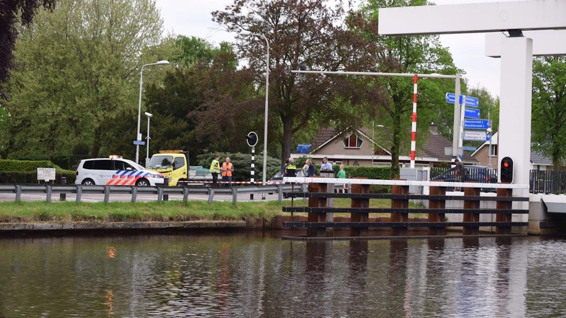 De vindplaats van de mogelijke bom