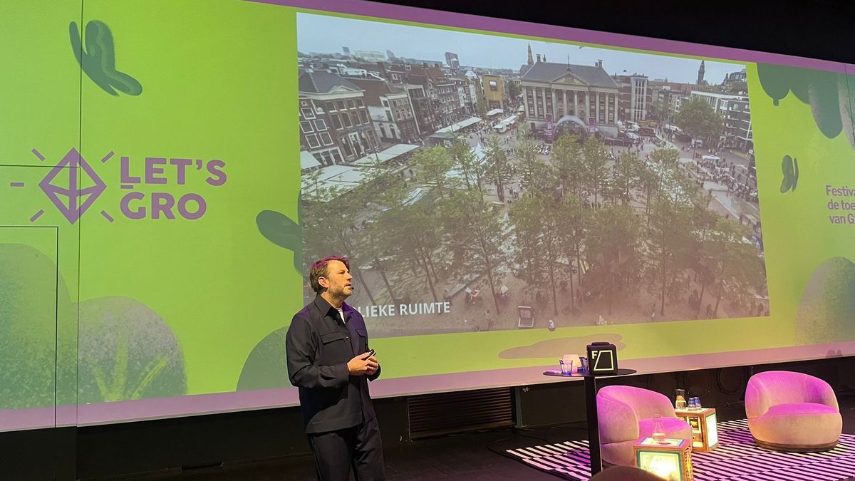 Stadsbouwmeester Michiel van Driessche droomt over Groningen in 2050: ‘Mensen moeten zich herkennen 