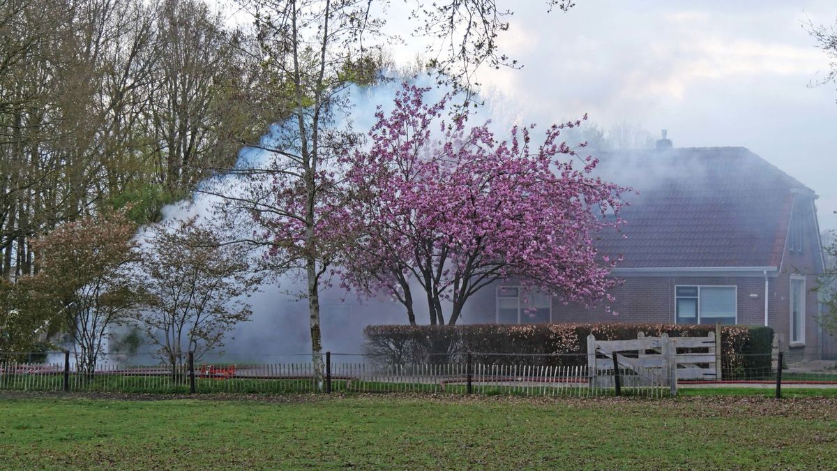 Brand in schuurtje Witteveen