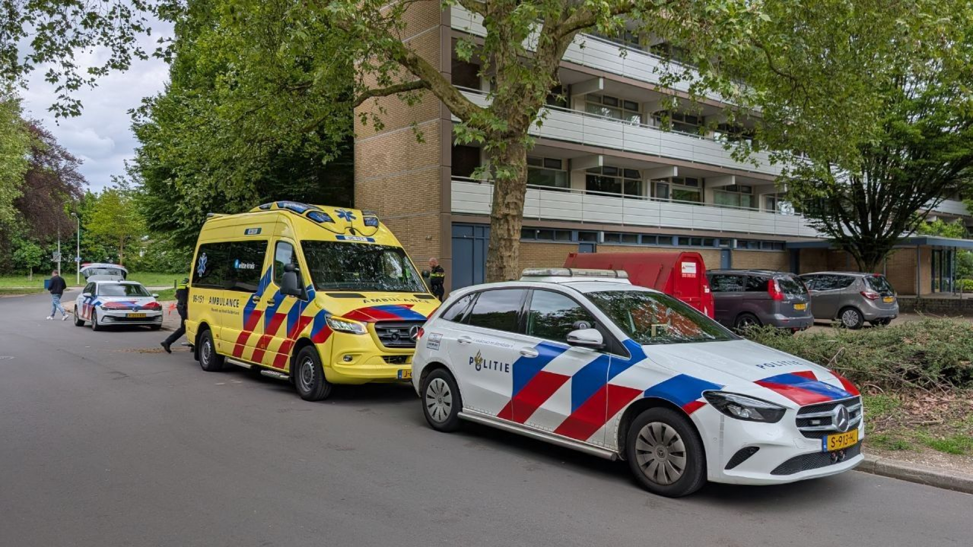 Aanrijding tussen taxi en fietser