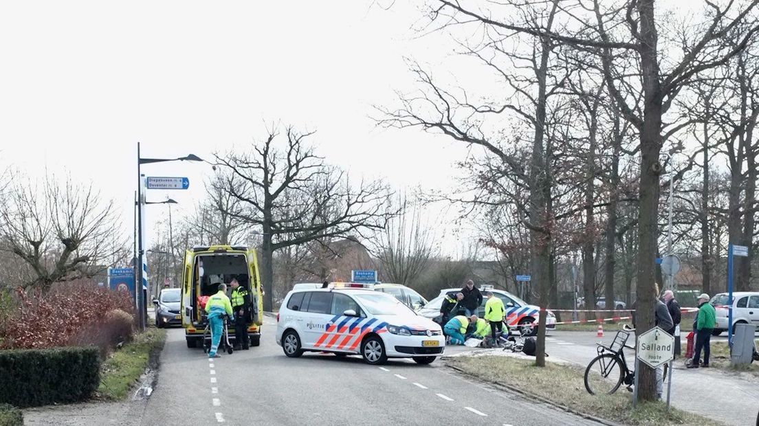 Ongeval met fietser in Olst