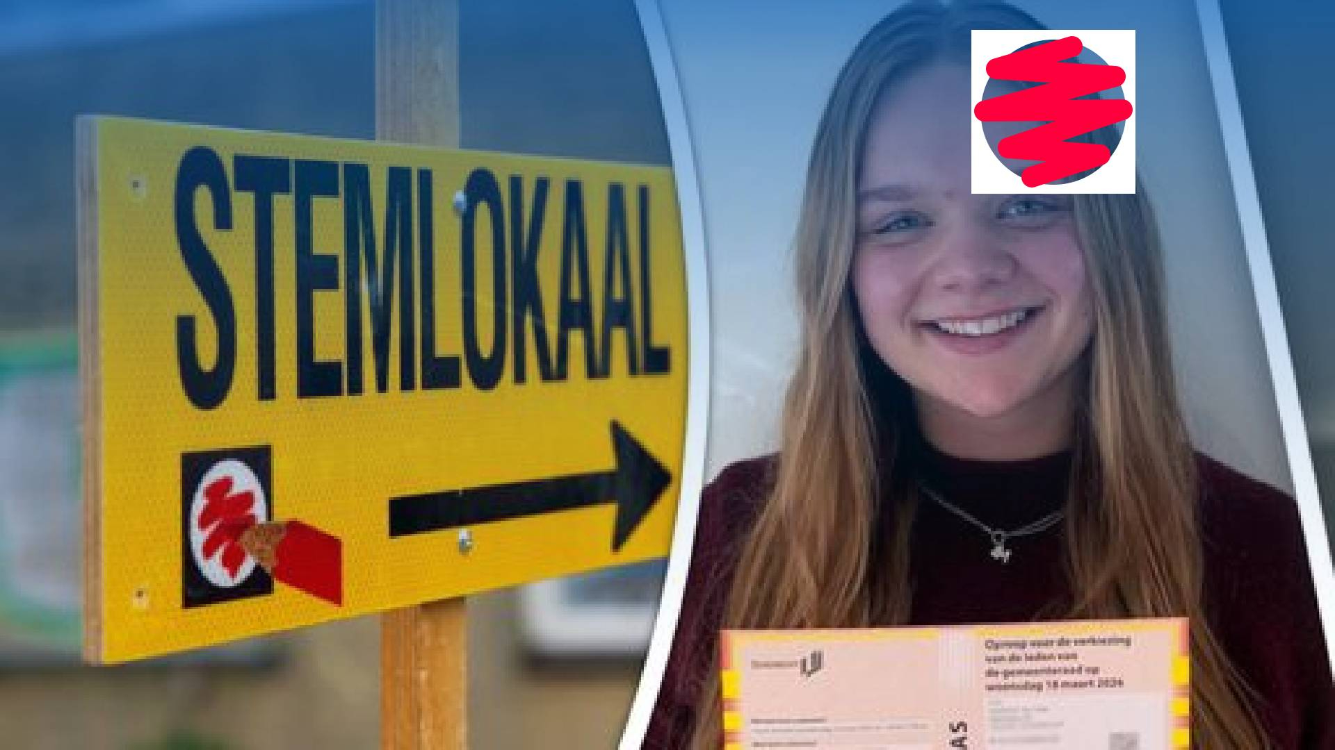 Matty stemt voor de allereerste keer.