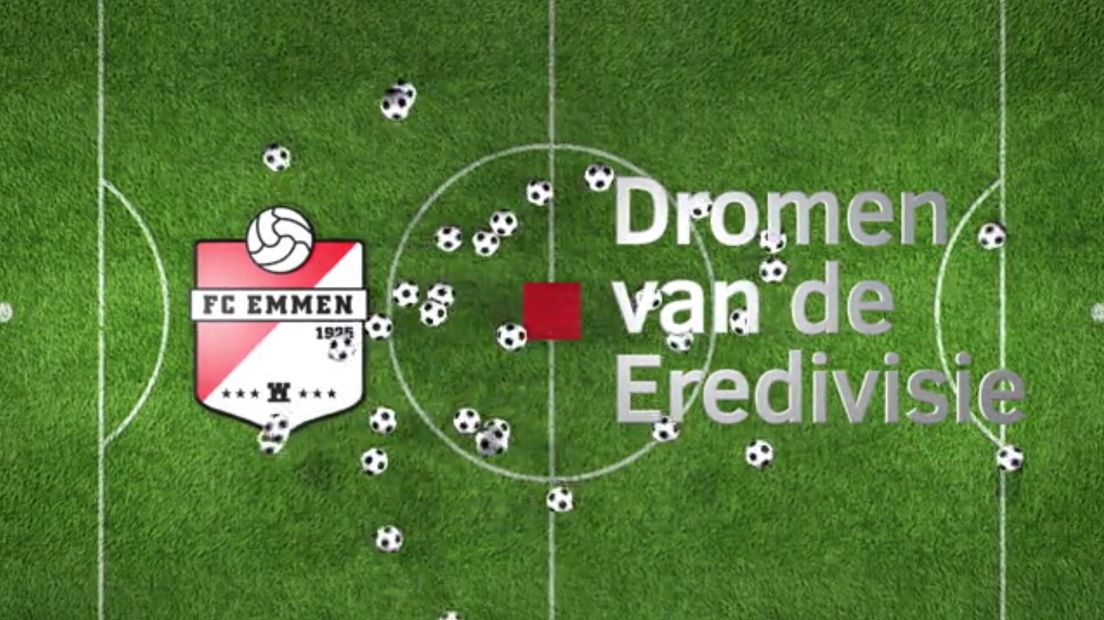 FC Emmen mag in ieder geval tot 16.45 uur vanmiddag nog dromen van de Eredivisie (Rechten: RTV Drenthe)
