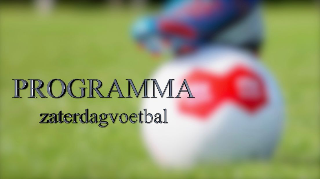 Bekijk hier het complete programma van het amateurvoetbal van vandaag