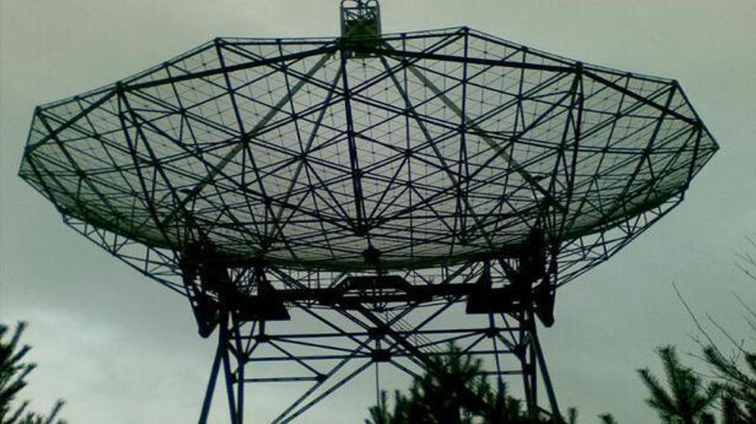 Antenne van Astron (Rechten: archief RTV Drenthe)