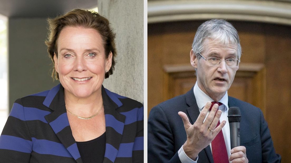 Ank Bijleveld en Arie Slob