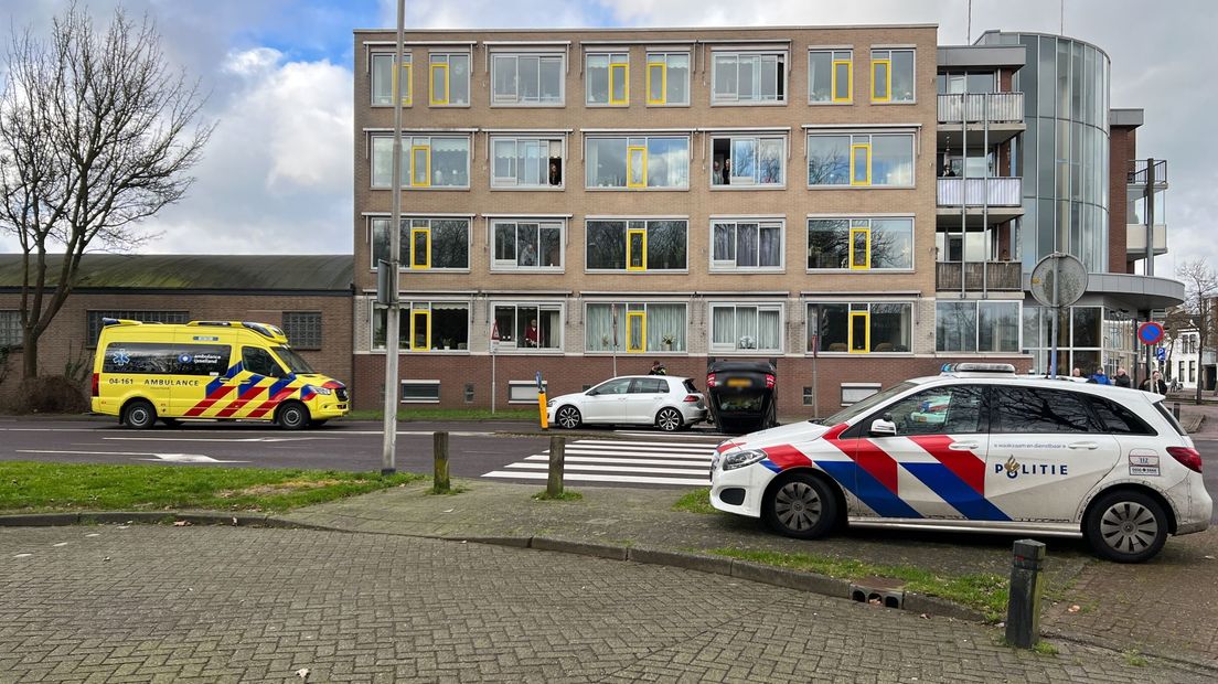 Een van de automobilisten moest naar het ziekenhuis