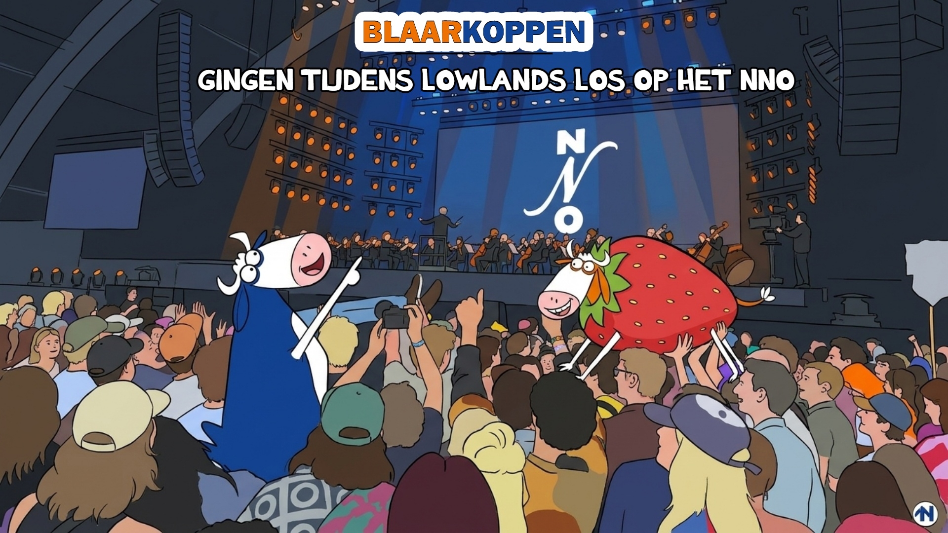 Blaarkoppen waren niet bepaald incognito op Lowlands