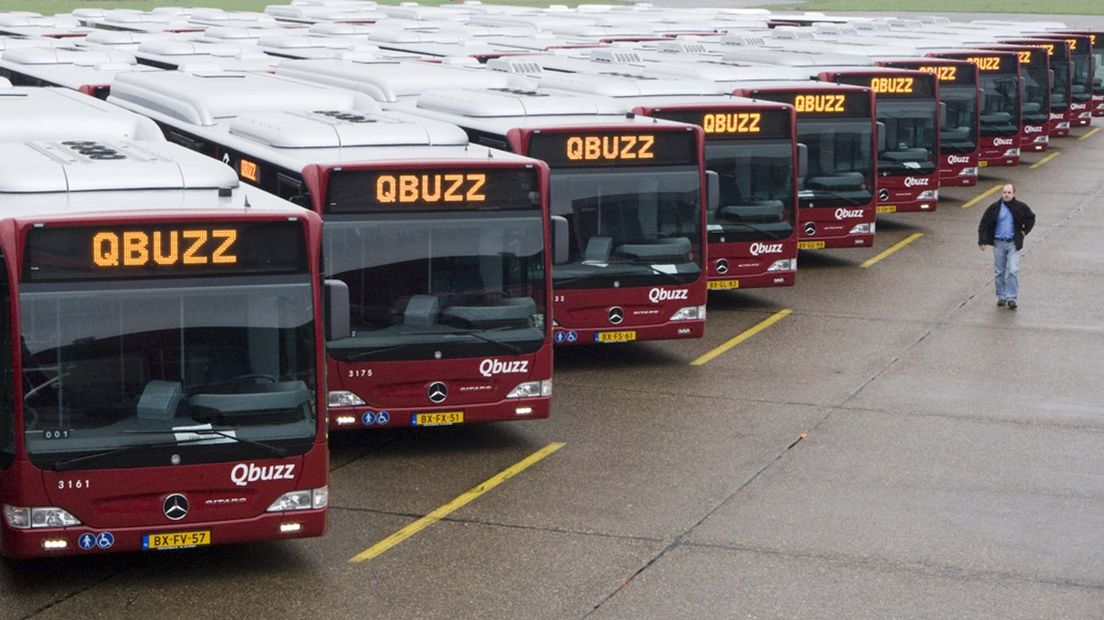 Bussen van Qbuzz