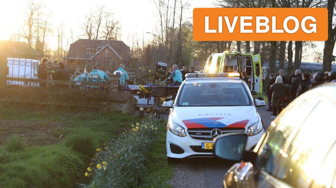 In Harskamp is donderdagavond een brommerrijder zwaargewond geraakt