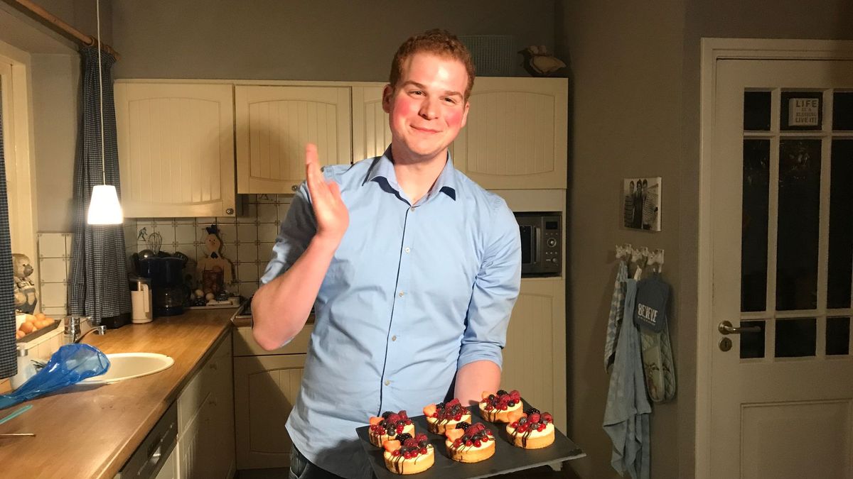 Cas Wolters (23) nu al favoriet bij Heel Holland Bakt